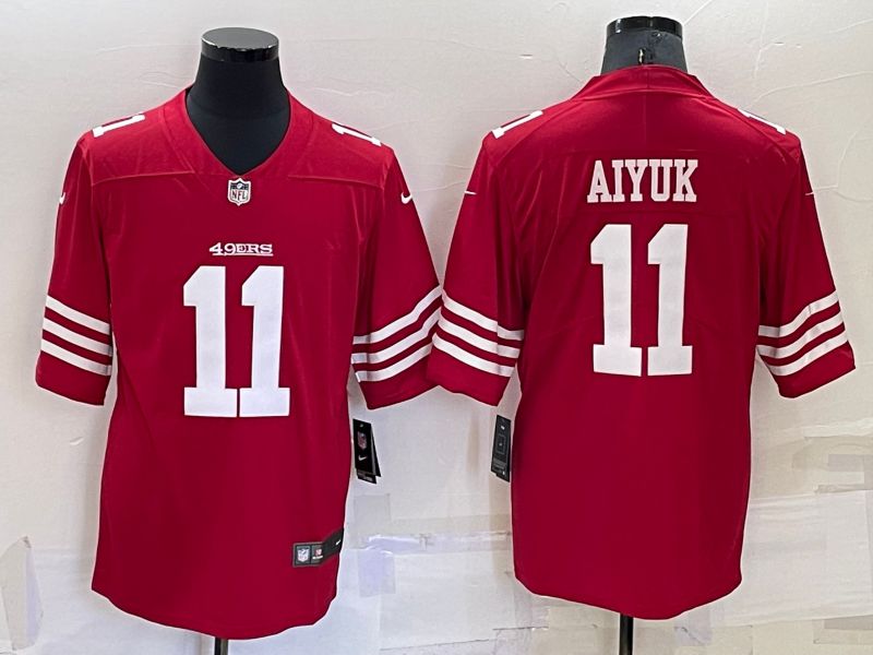 Men San Francisco 49ers #11 Aiyuk Red New 2022 Nike Limited Vapor Untouchable NFL Jersey